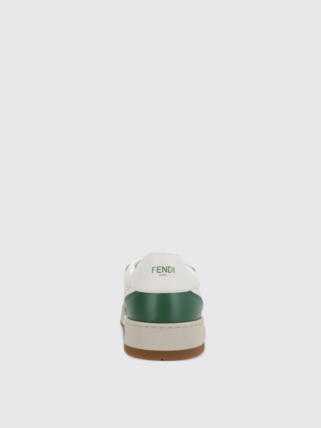 FENDI SNEAKERS: Shoes men Fendi, Emerald - Img 3