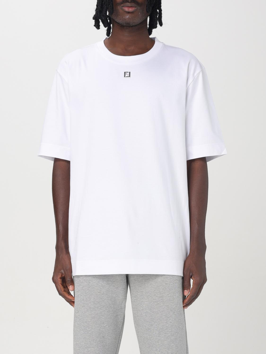 FENDI T-SHIRT: T-shirt men Fendi, White - Img 1