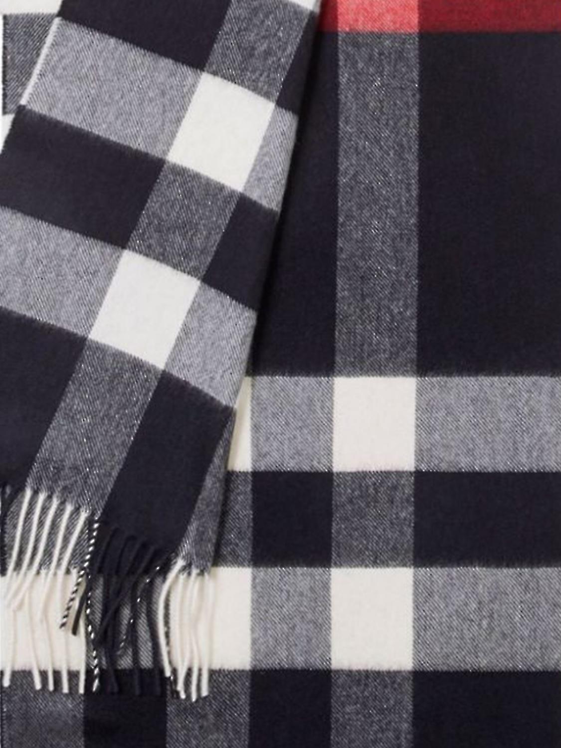 BURBERRY SCARF: Scarf men Burberry, Blue - Img 3