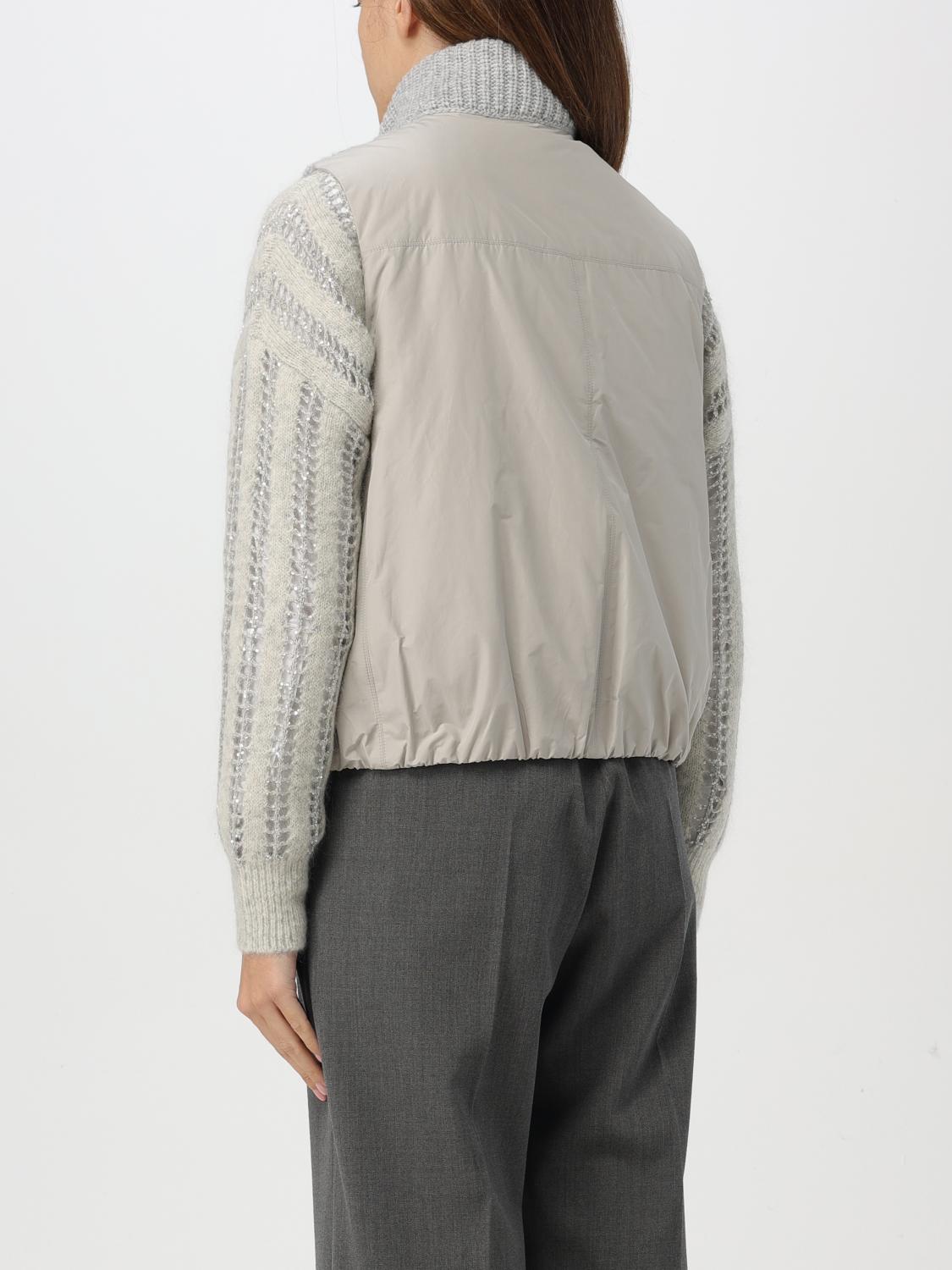 アウターその他 BRUNELLO CUCINELLI Woman Waistcoat Grey MH5672006 C011 mf588hu816_c039_dcmx6_000.jpg