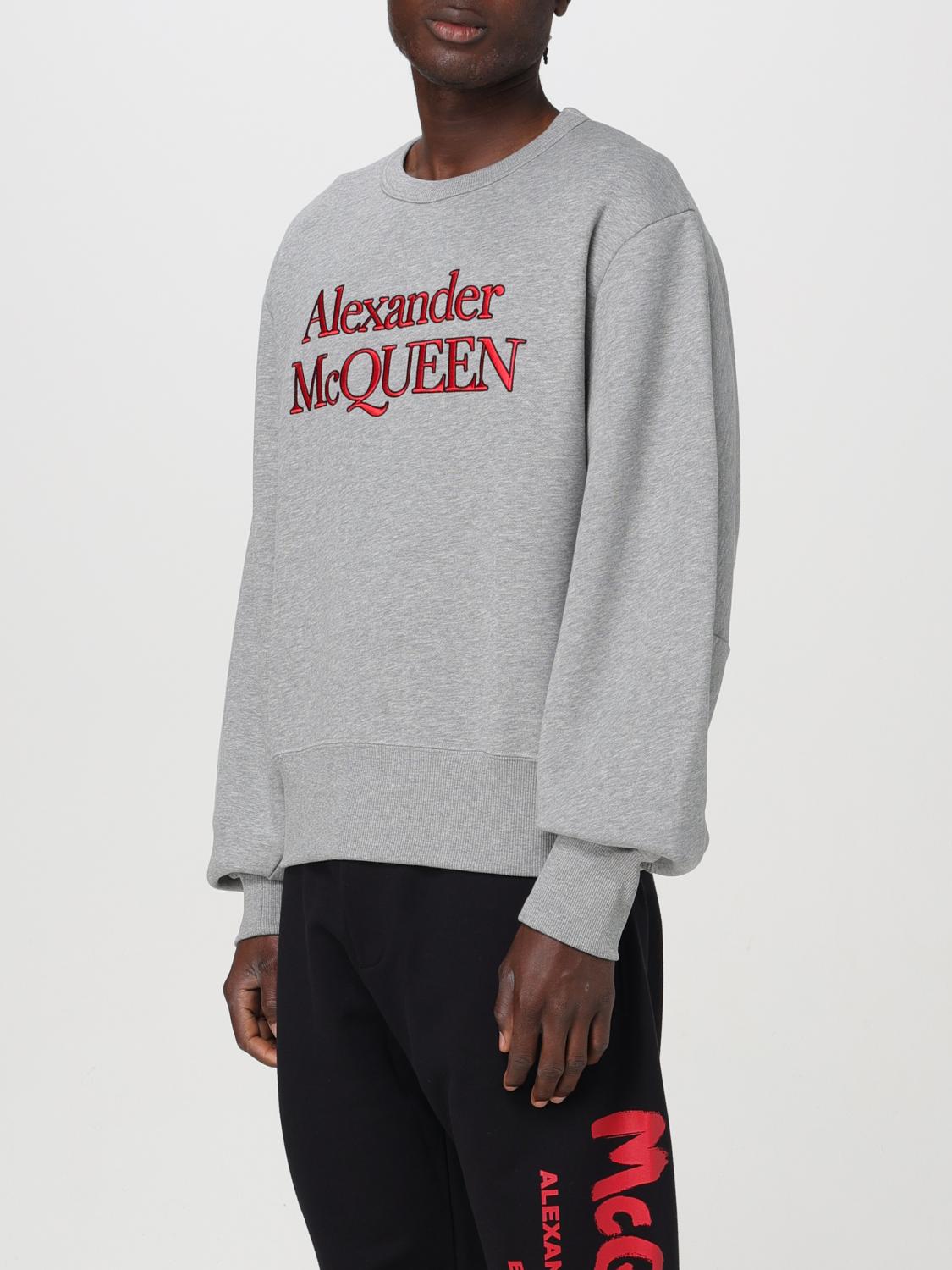 ALEXANDER MCQUEEN Sweatshirt men Grey Alexander McQueen sweatshirt 792210QXAA5 online at GIGLIO.COM