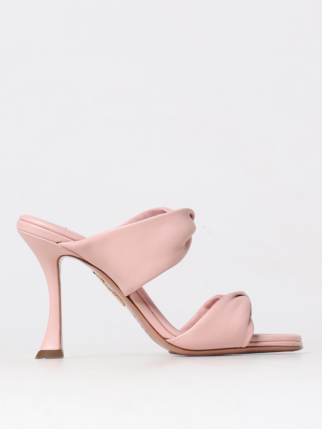 AQUAZZURA: Pumps woman - Pink | Aquazzura heeled sandals TWIHIGS0NAP ...