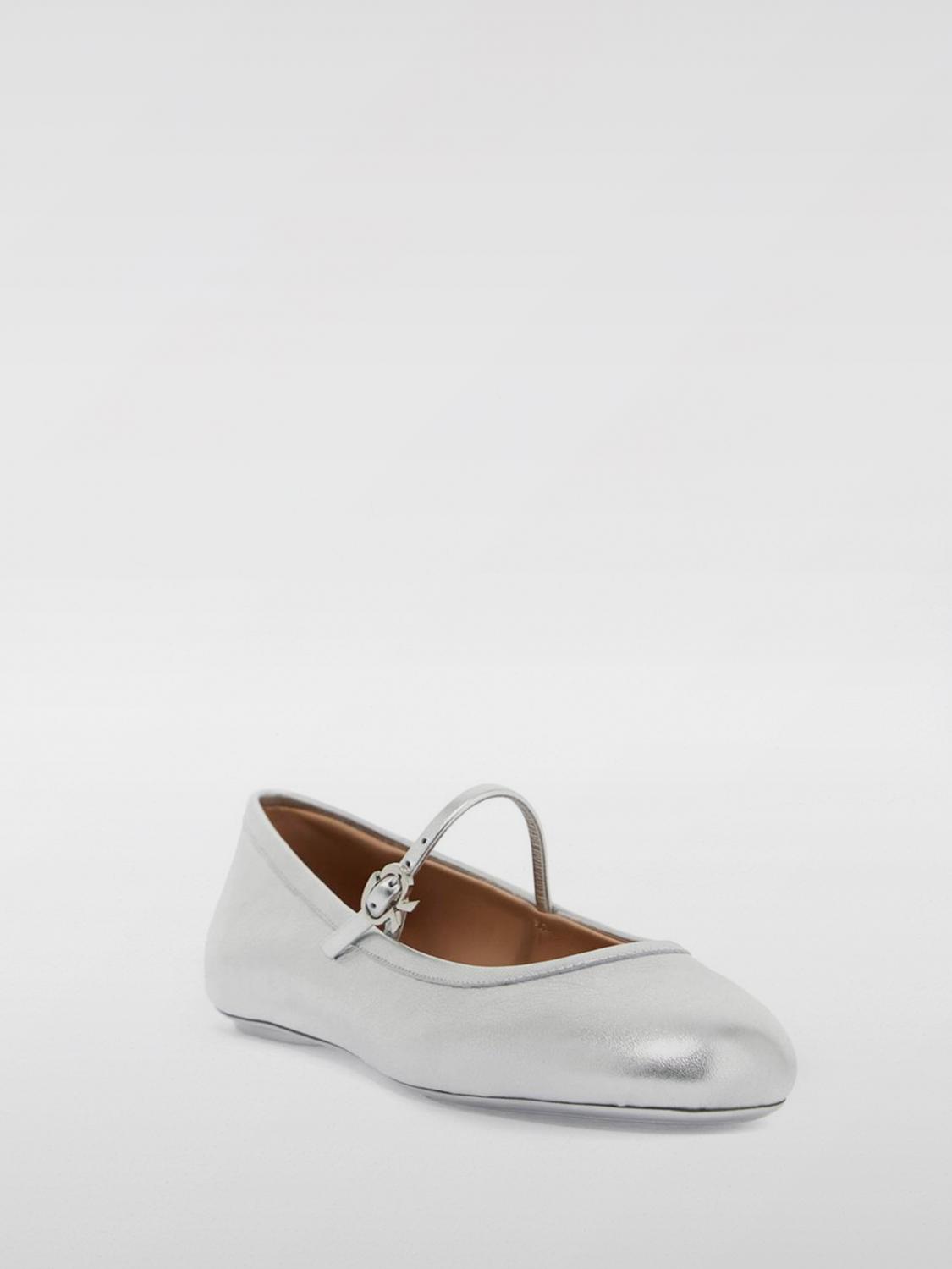 GIANVITO ROSSI BALLET FLAT: Ballet flats woman Gianvito Rossi, Silver - Img 2
