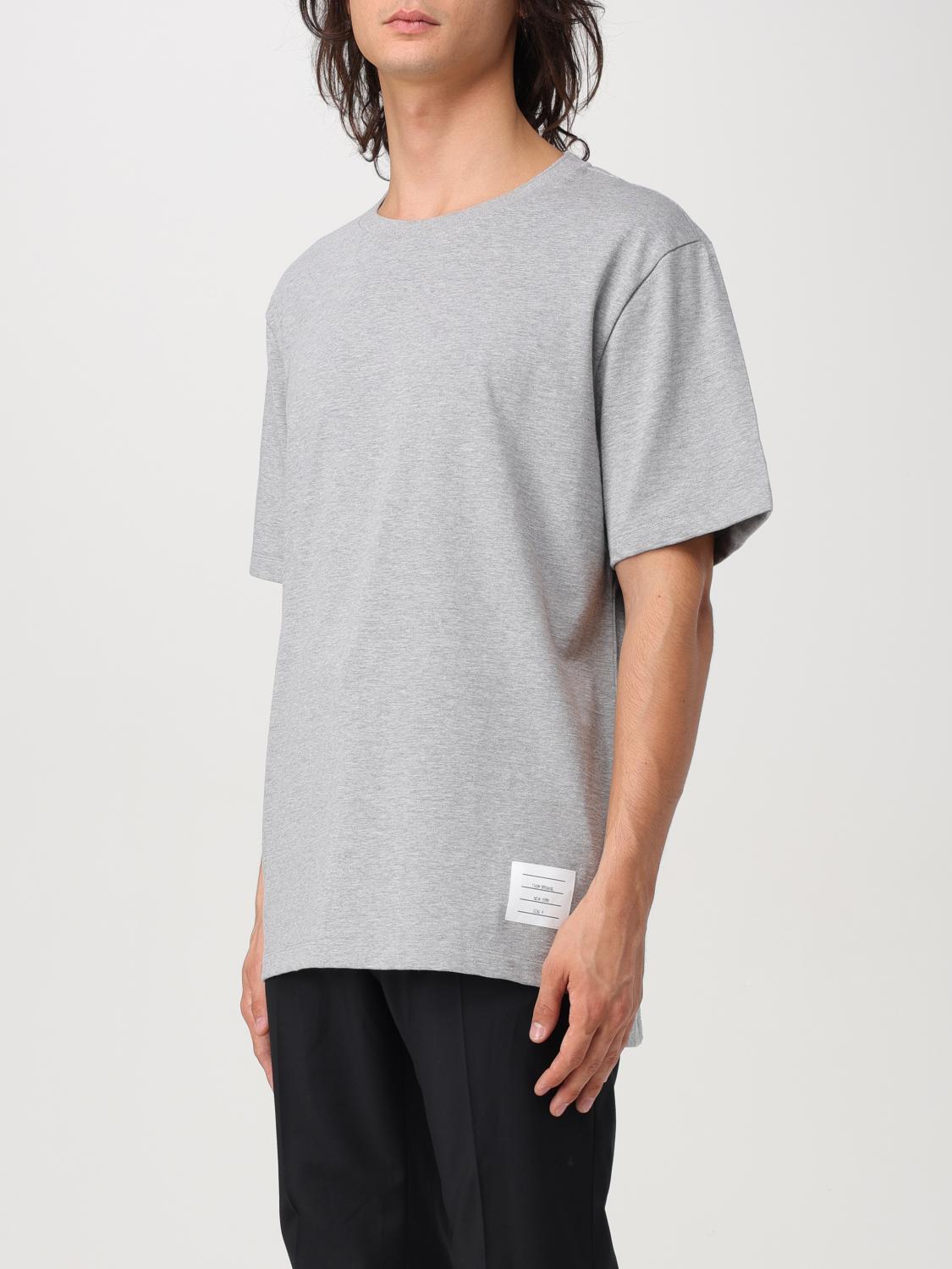 THOM BROWNE T-SHIRT: T-shirt men Thom Browne, Grey - Img 4