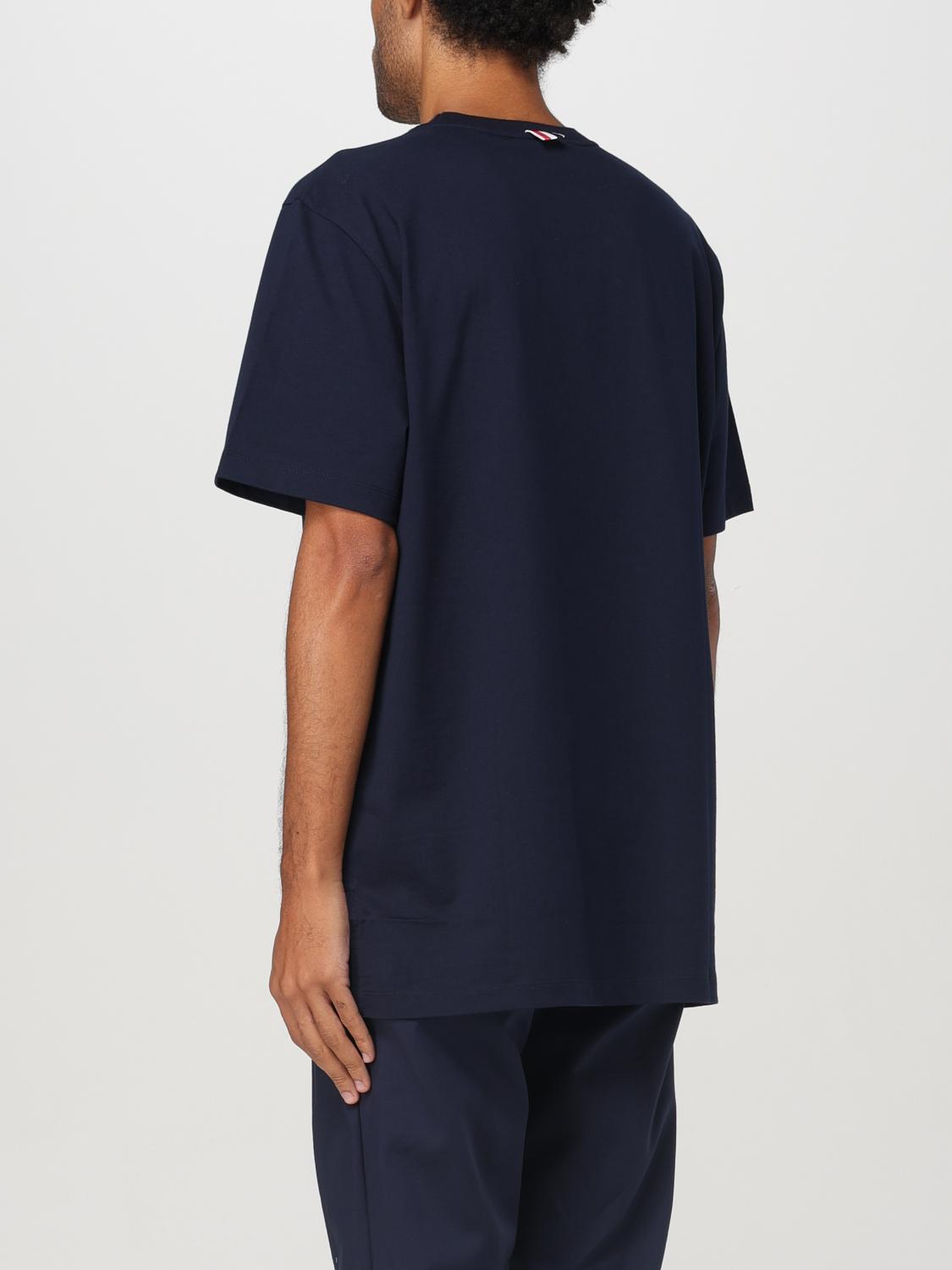 THOM BROWNE CAMISETA: Camiseta hombre Thom Browne, Azul Marino - Img 3