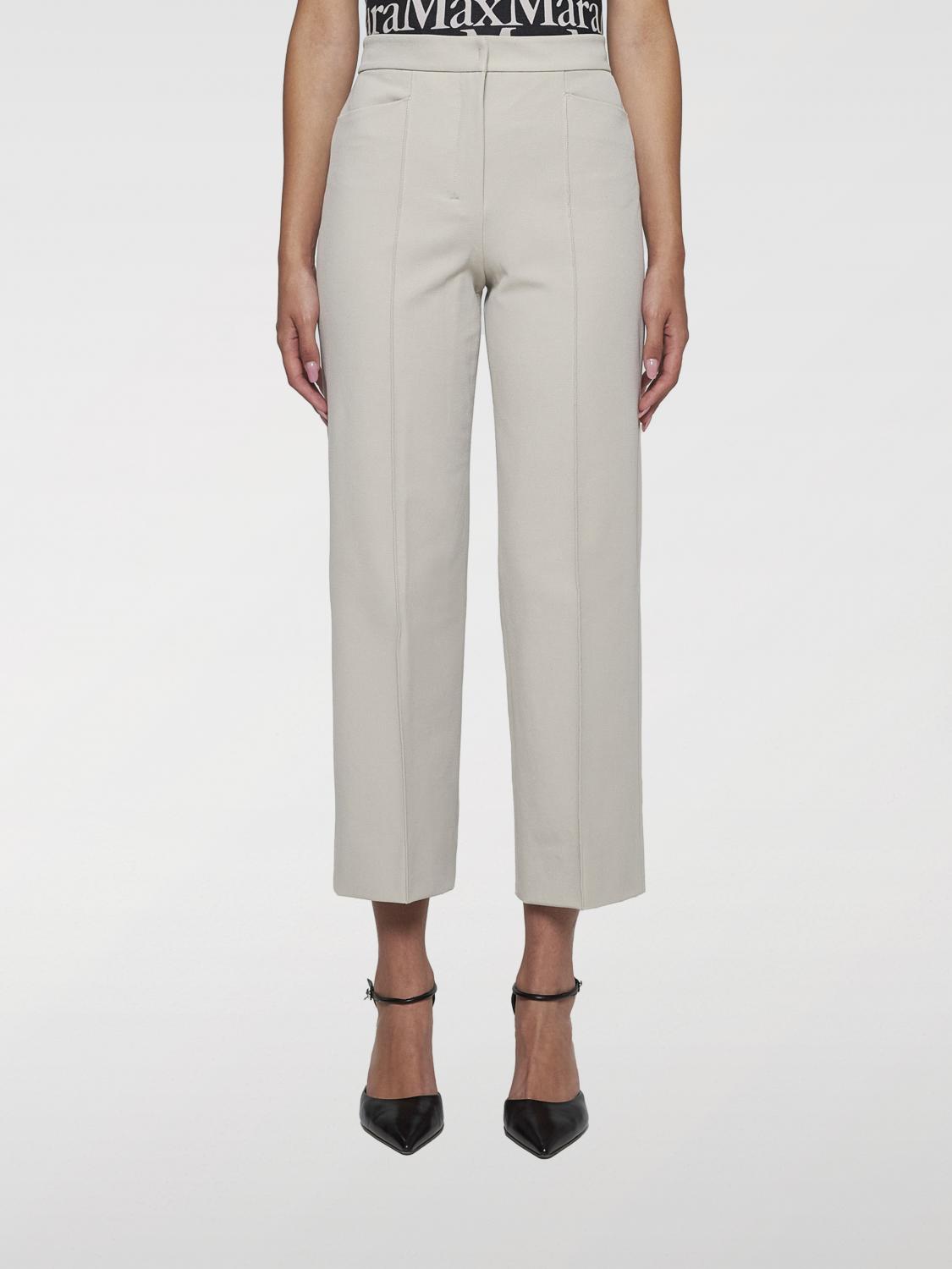 'S MAX MARA PANTS: Pants woman 's Max Mara, Beige - Img 1