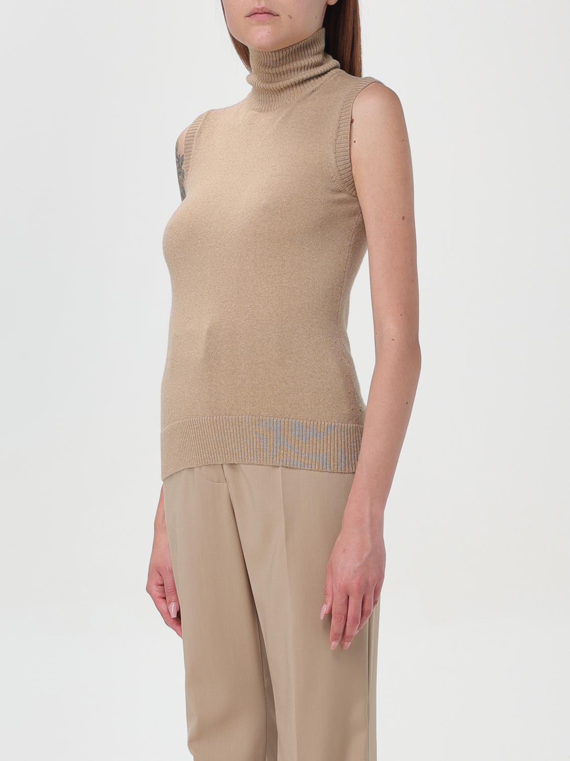SPORTMAX PULLOVER: Pullover damen Sportmax, Camel - Img 4