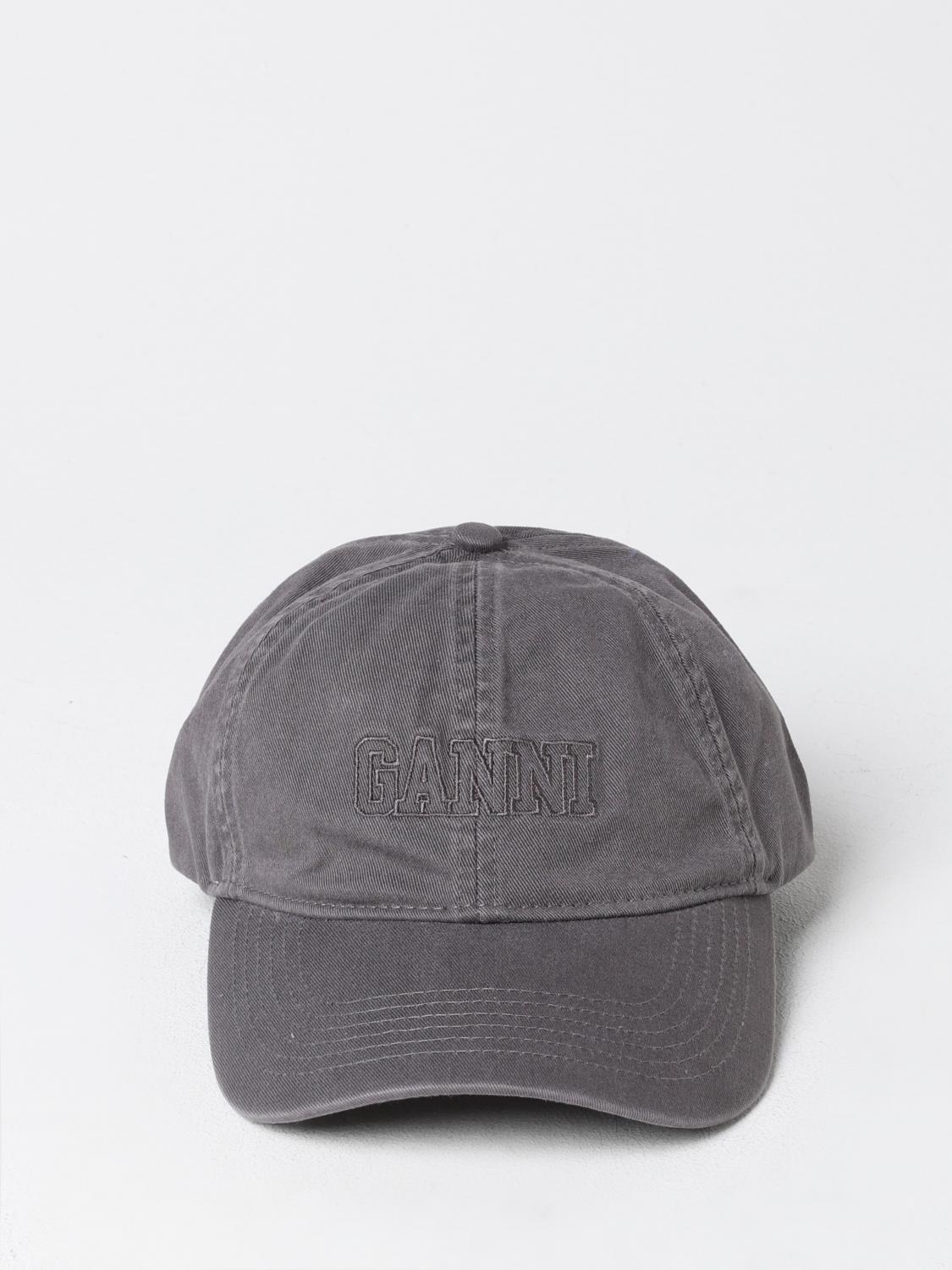 GANNI HAT: Hat woman Ganni, Grey - Img 2
