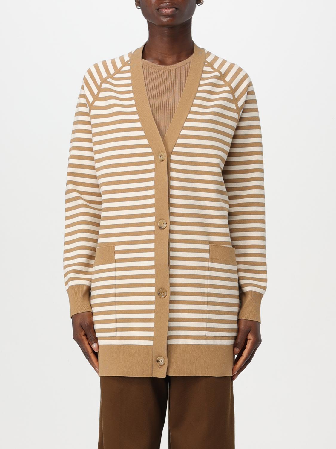 MAX MARA CARDIGAN: Cardigan femme Max Mara, Beige - Img 1