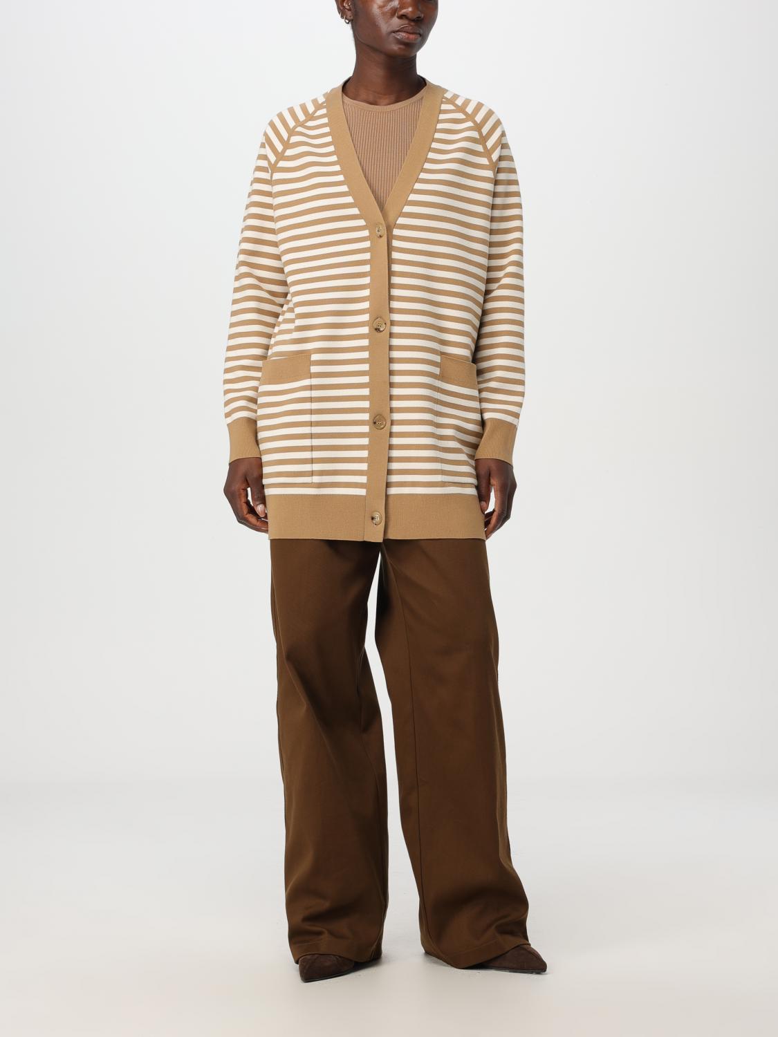 MAX MARA CARDIGAN: Cardigan femme Max Mara, Beige - Img 2