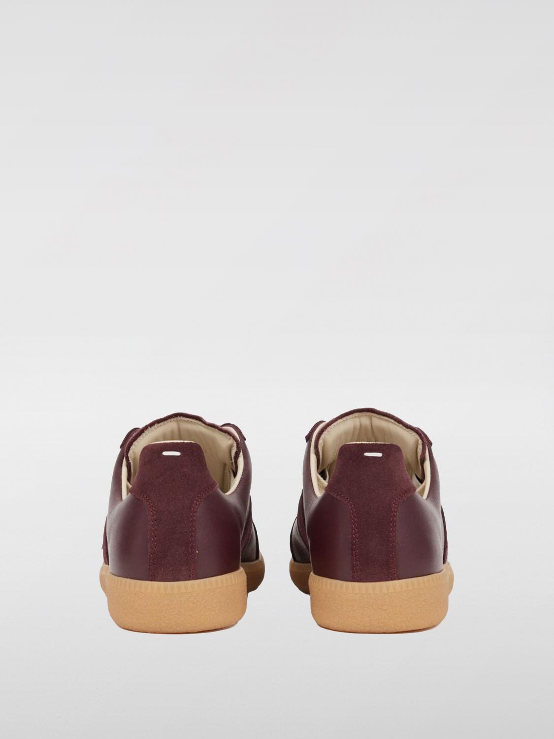 MAISON MARGIELA SNEAKERS: Sneakers Replica Maison Margiela in pelle , Rosso - Img 3