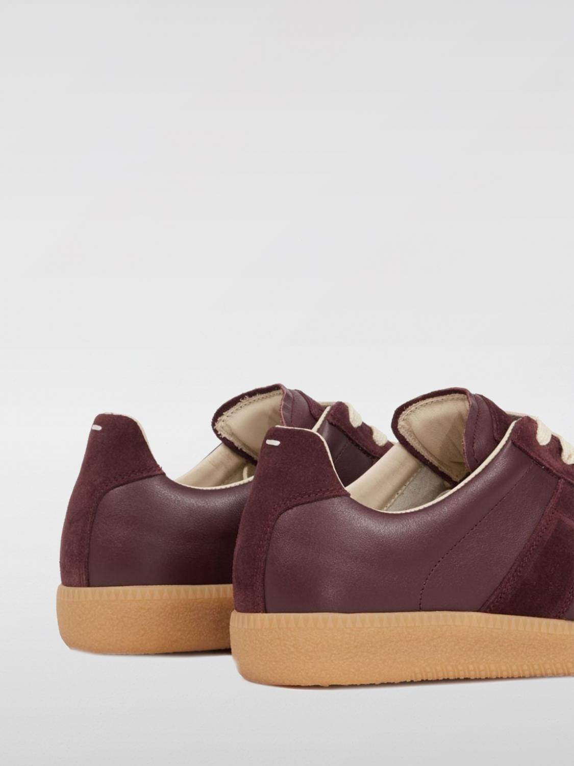 MAISON MARGIELA SNEAKERS: Sneakers Replica Maison Margiela in pelle , Rosso - Img 4