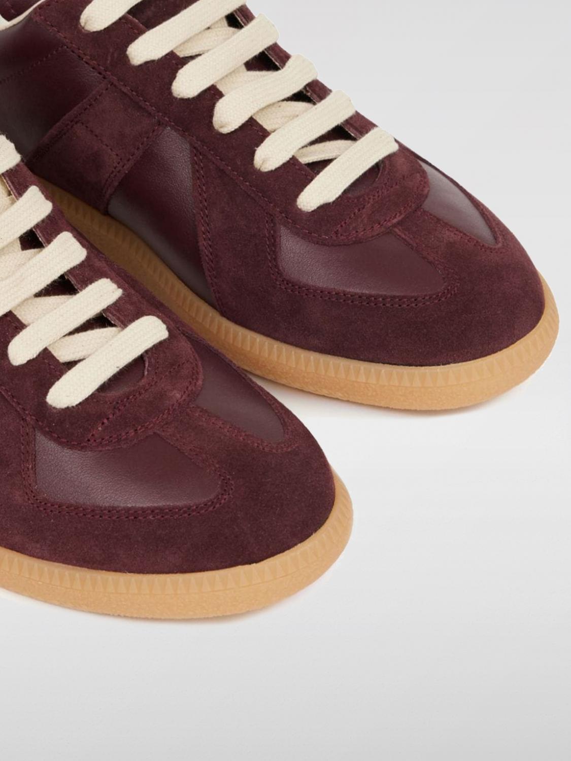 MAISON MARGIELA SNEAKERS: Sneakers Replica Maison Margiela in pelle , Rosso - Img 5