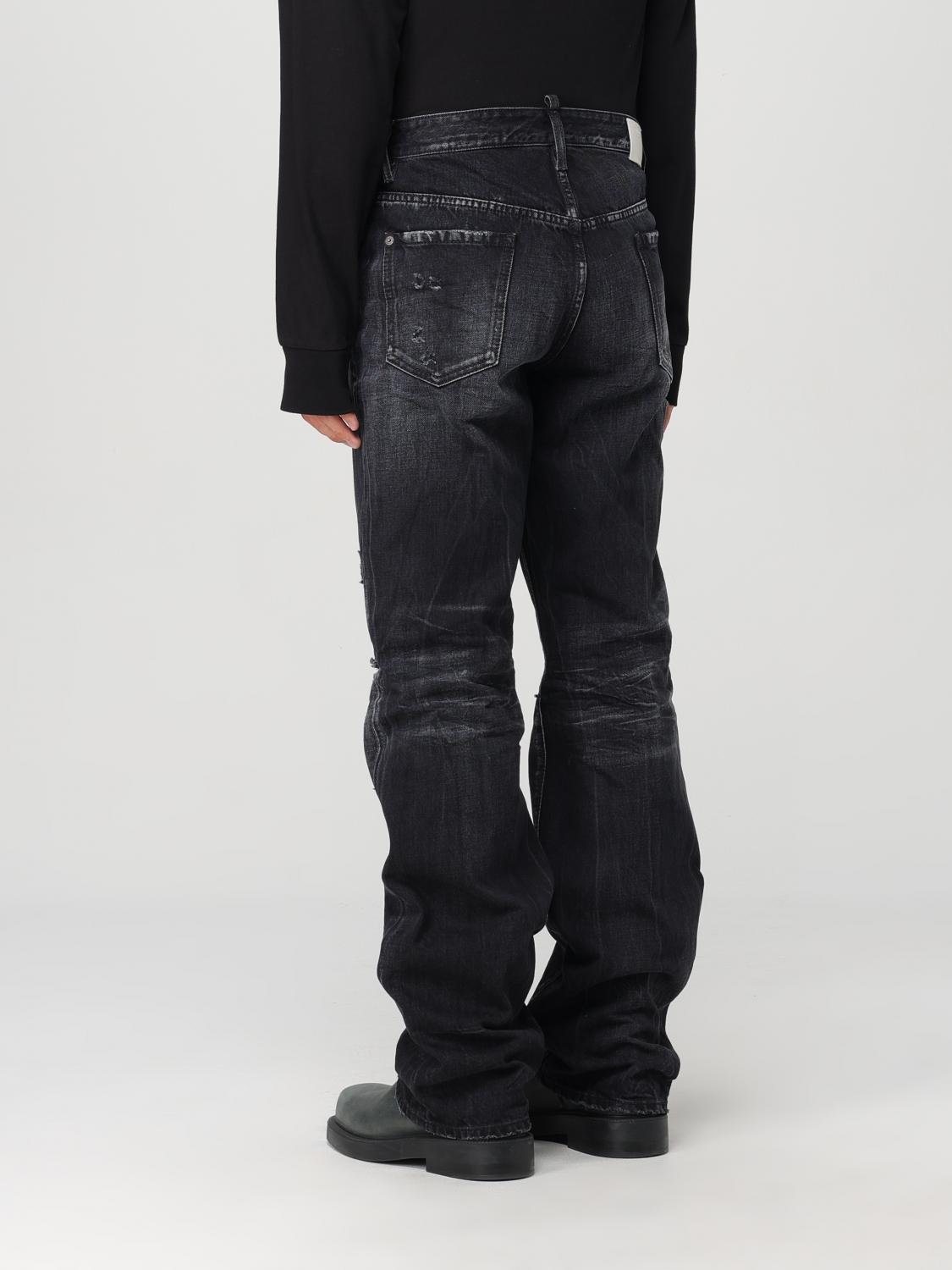 DSQUARED2 청바지: 팬츠 남성 Dsquared2, 블랙 - Img 2