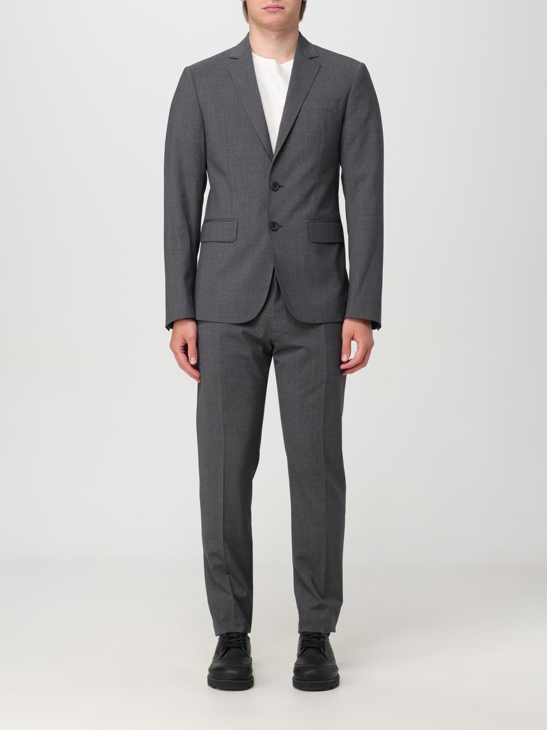 DSQUARED2 ABITO: Abito a monopetto Dsquared2 in lana vergine, Grigio - Img 1