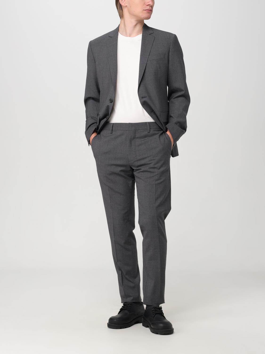 DSQUARED2 ABITO: Abito a monopetto Dsquared2 in lana vergine, Grigio - Img 2