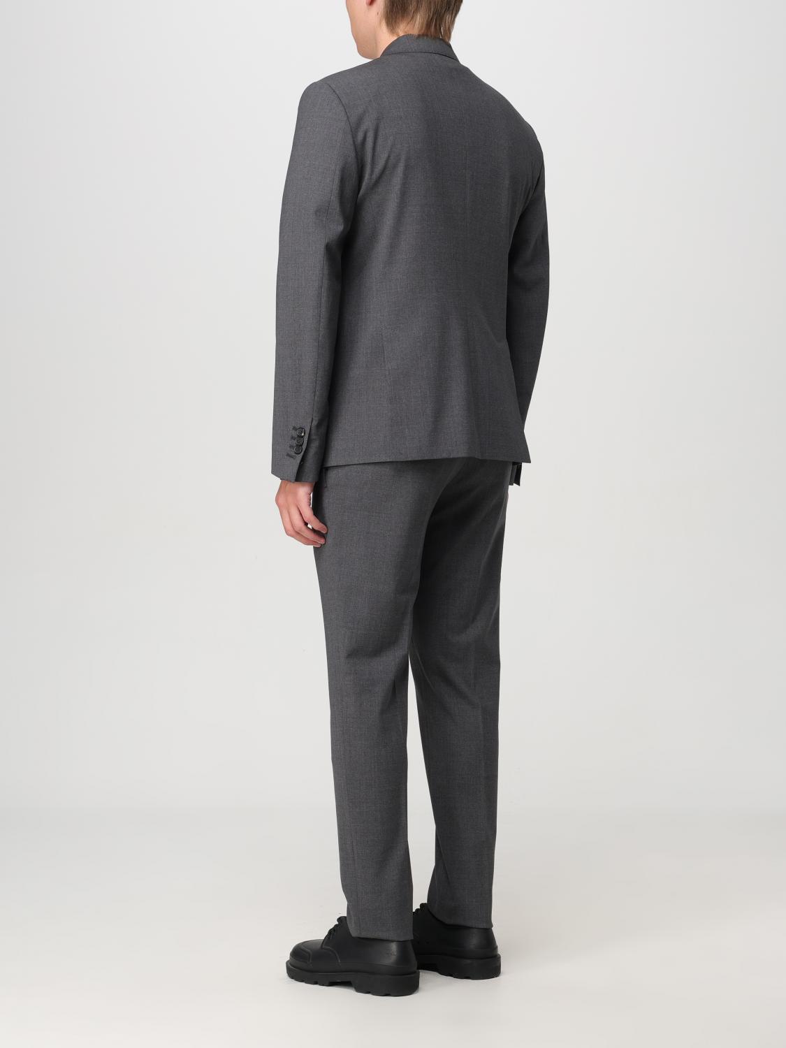 DSQUARED2 ABITO: Abito a monopetto Dsquared2 in lana vergine, Grigio - Img 3
