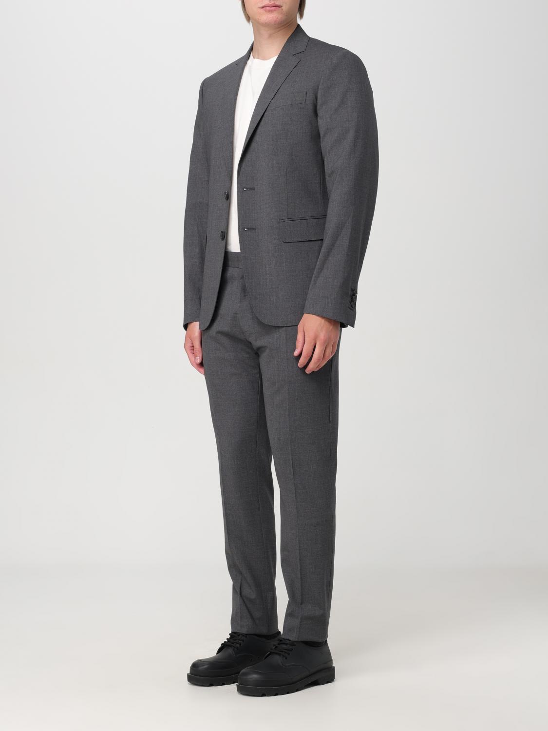 DSQUARED2 ABITO: Abito a monopetto Dsquared2 in lana vergine, Grigio - Img 4