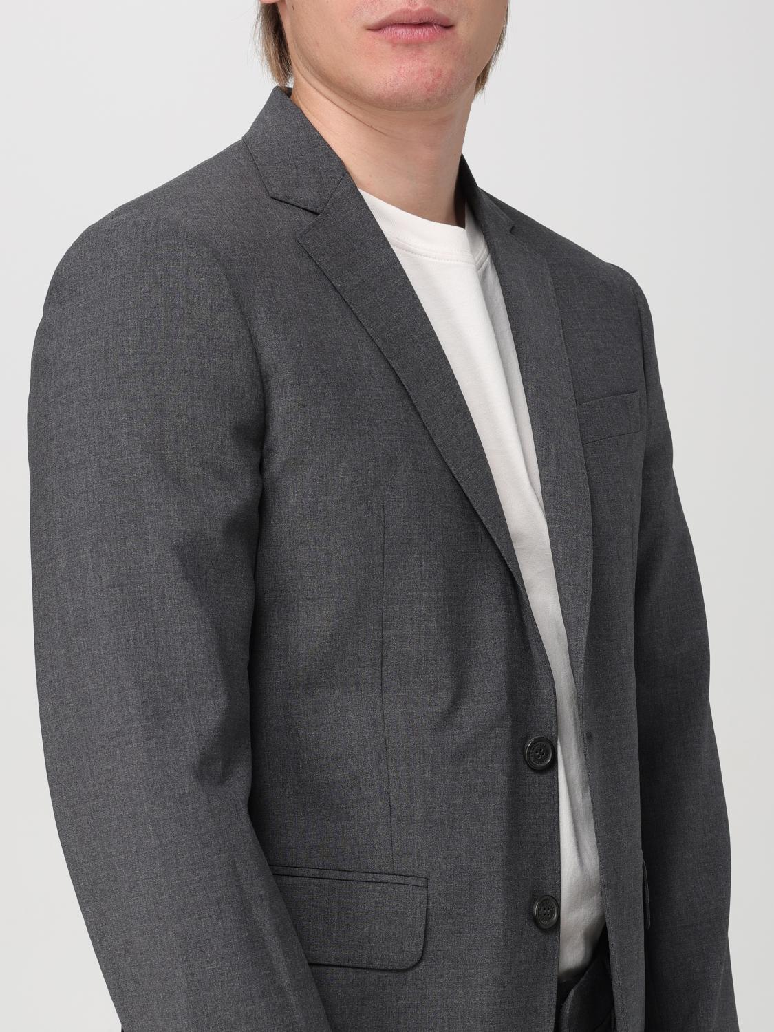 DSQUARED2 ABITO: Abito a monopetto Dsquared2 in lana vergine, Grigio - Img 5