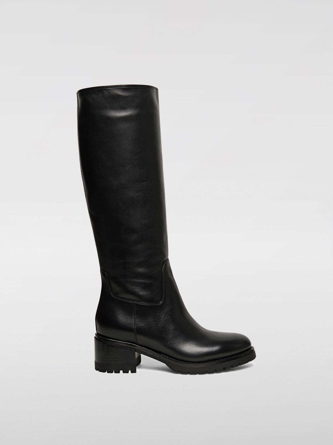 SANTONI STIVALI: Stivale Santoni in pelle , Nero - Img 1