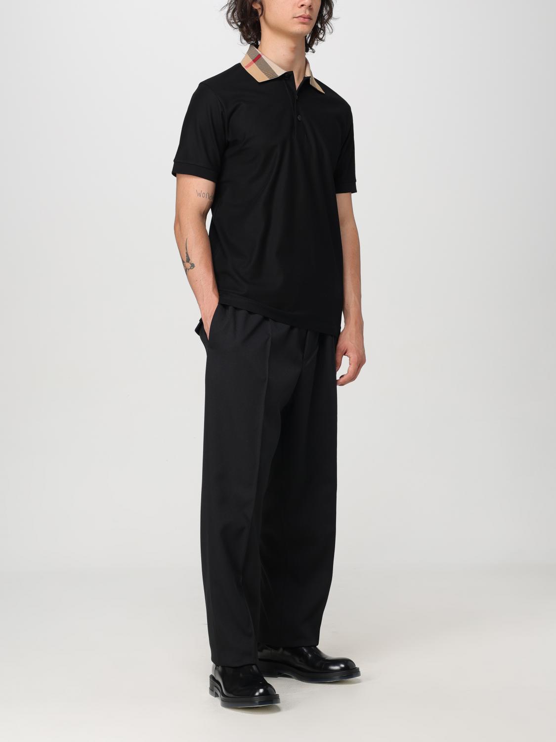 BURBERRY POLO: Polo de algodón piqué Burberry, Negro - Img 2