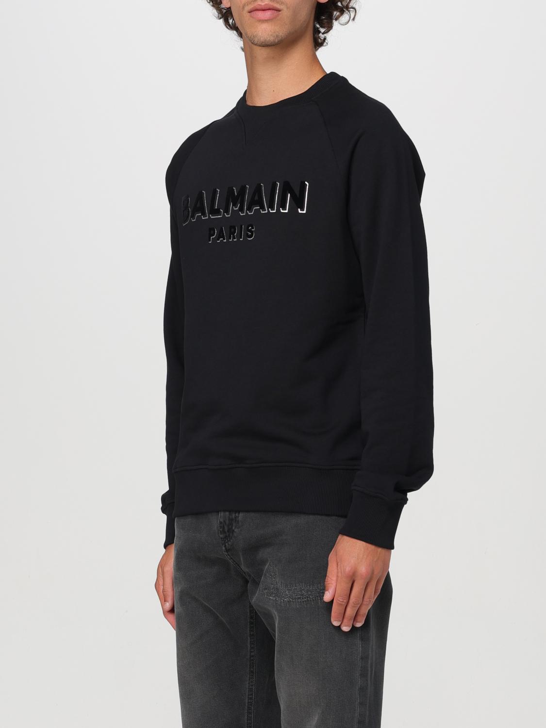 BALMAIN PULLOVER: Pullover herren Balmain, Schwarz - Img 4