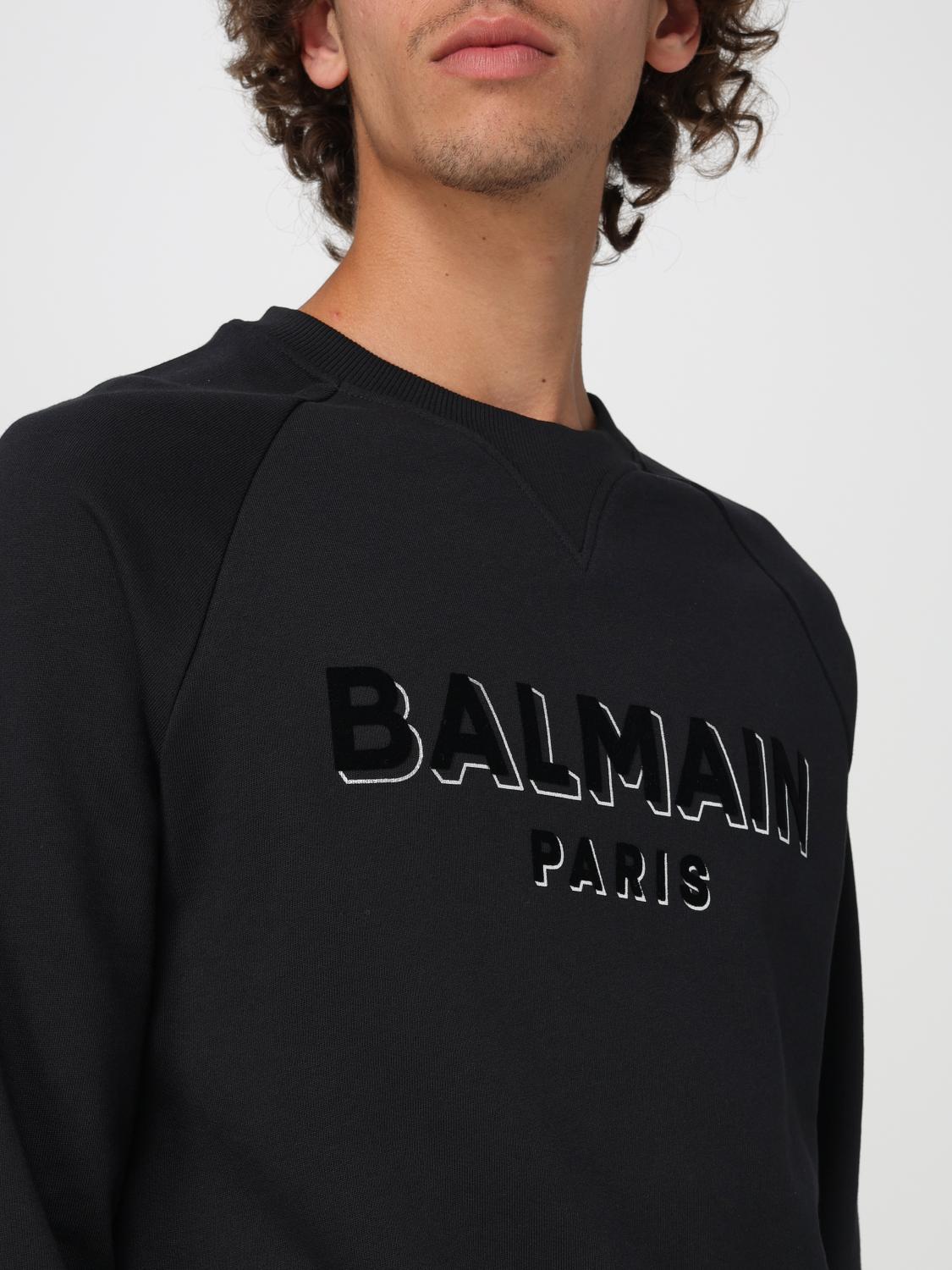 BALMAIN PULLOVER: Pullover herren Balmain, Schwarz - Img 5