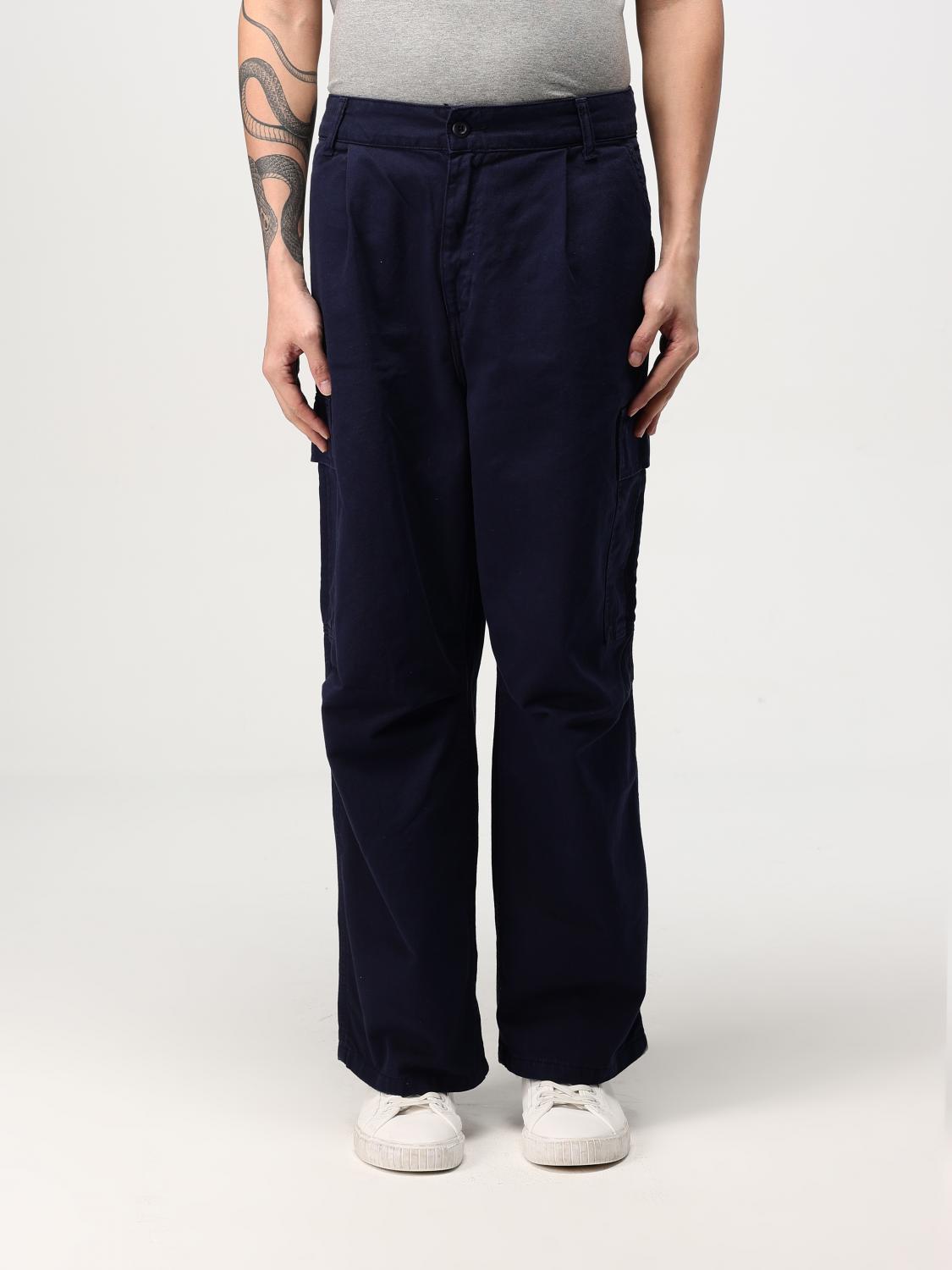 CARHARTT WIP PANTS: Pants men Carhartt Wip, Blue - Img 1