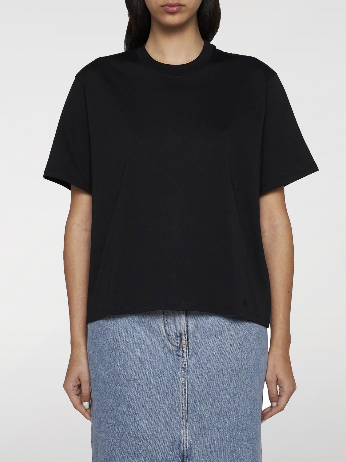 LOU LOU STUDIO T-SHIRTS: T-shirt Lou Lou Studio in cotone , Nero - Img 1
