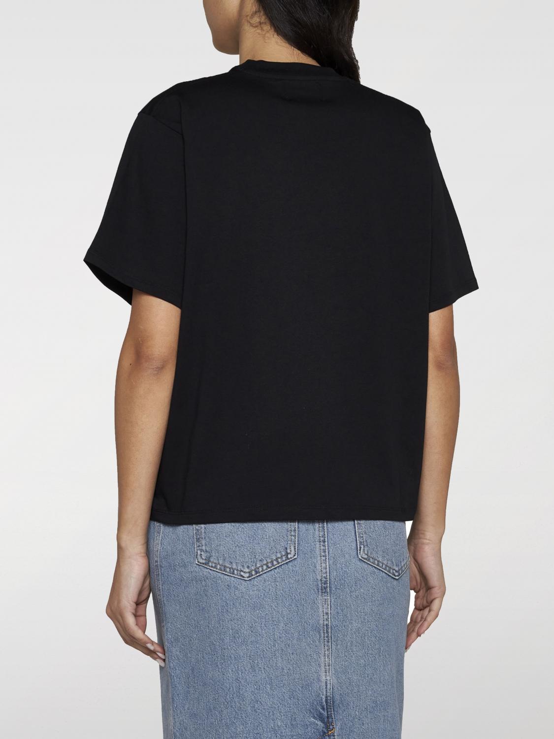 LOU LOU STUDIO T-SHIRTS: T-shirt Lou Lou Studio in cotone , Nero - Img 2