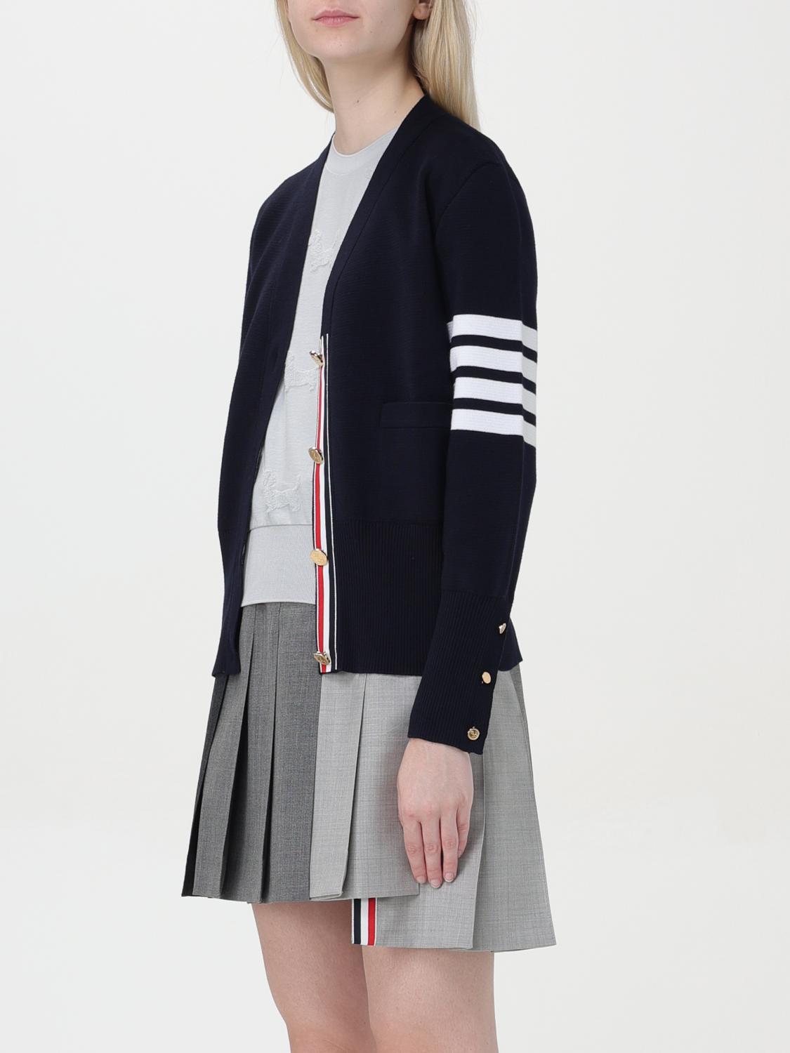 THOM BROWNE PULLOVER: Pullover damen Thom Browne, Blau - Img 4