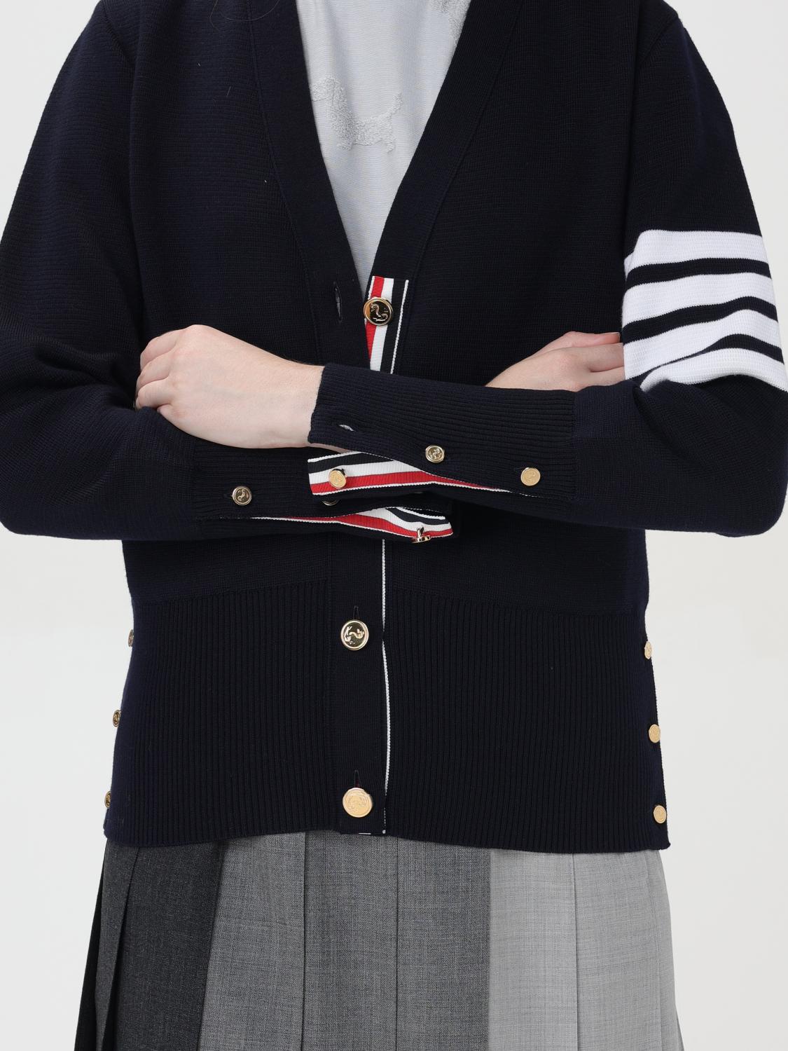 THOM BROWNE PULLOVER: Pullover damen Thom Browne, Blau - Img 5