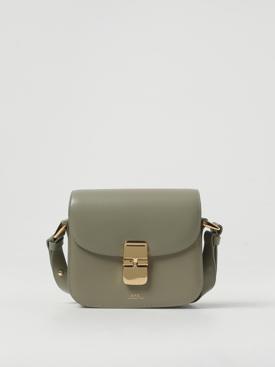 A.P.C. MINI BOLSO: Bandolera mujer A.P.C., Verde - Img 1