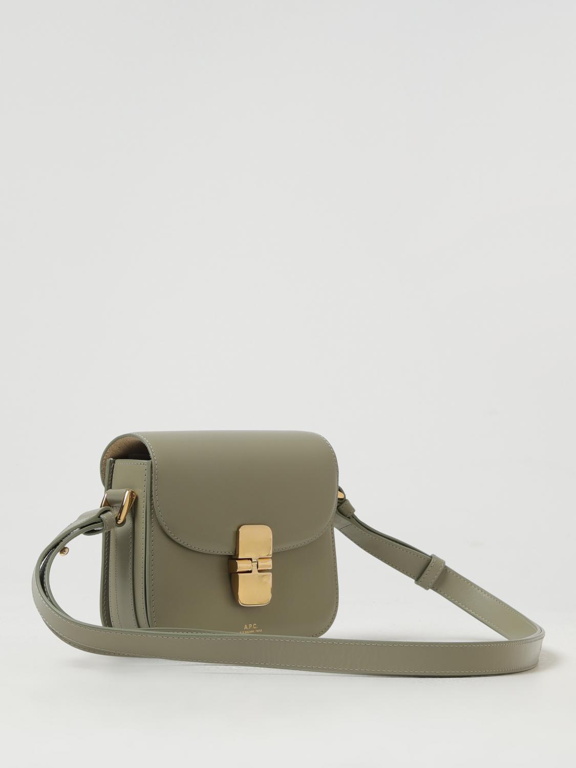 A.P.C. MINI BOLSO: Bandolera mujer A.P.C., Verde - Img 3
