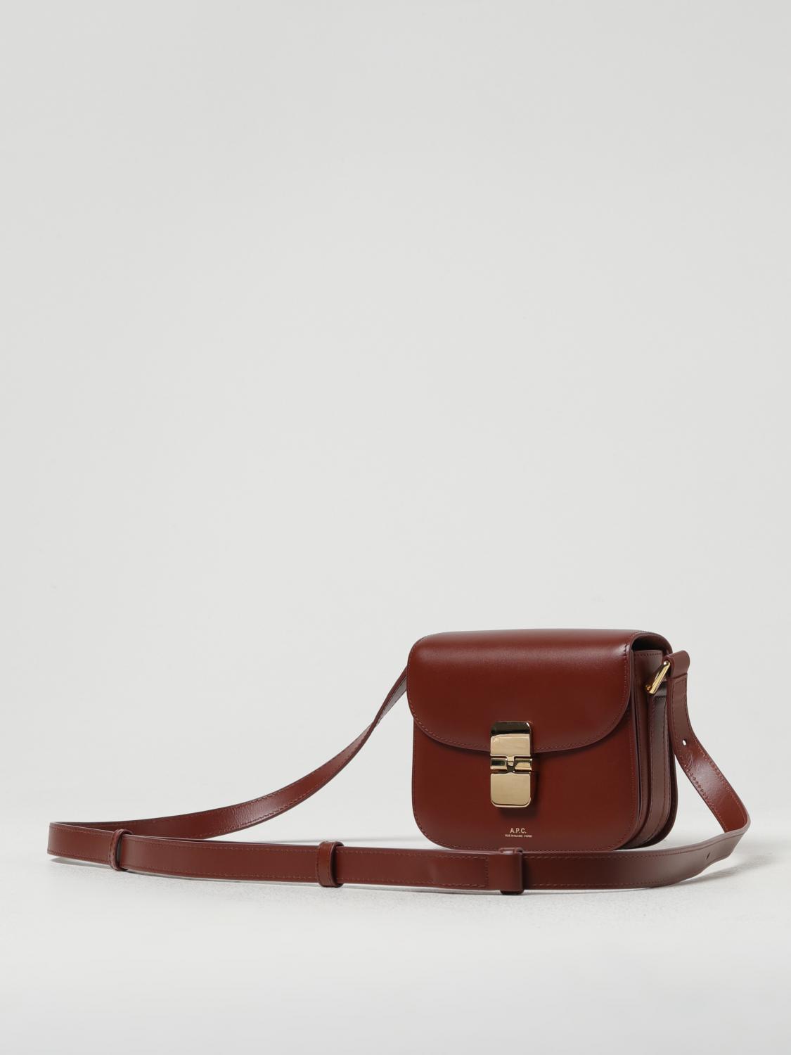 A.P.C. MINI BOLSO: Bandolera mujer A.P.C., Marrón - Img 3