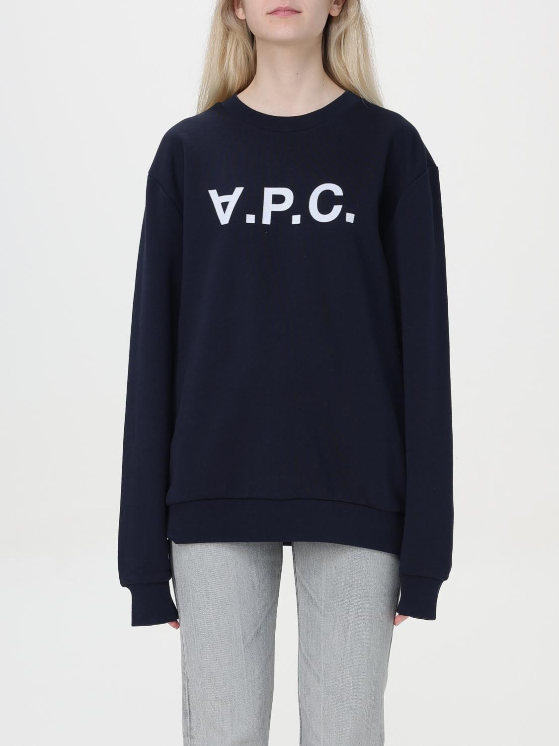 A.P.C. SWEATSHIRT: Sweatshirt damen A.P.C., Navy - Img 1
