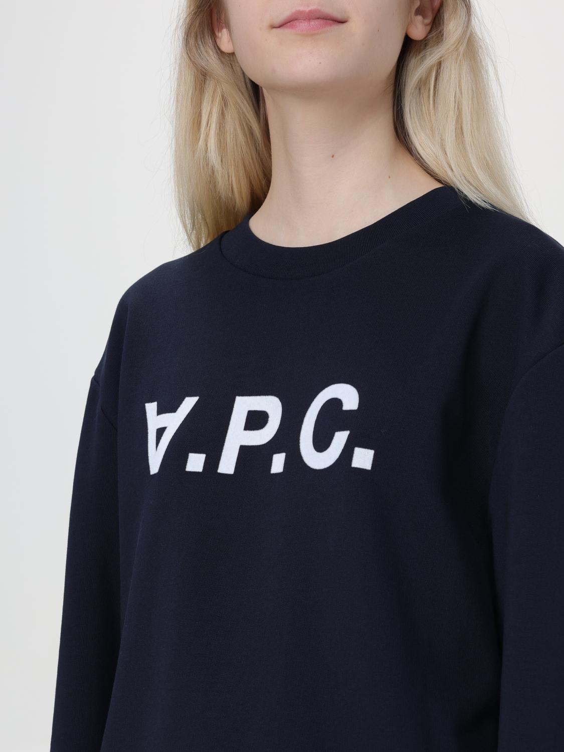 A.P.C. SWEATSHIRT: Sweatshirt damen A.P.C., Navy - Img 3