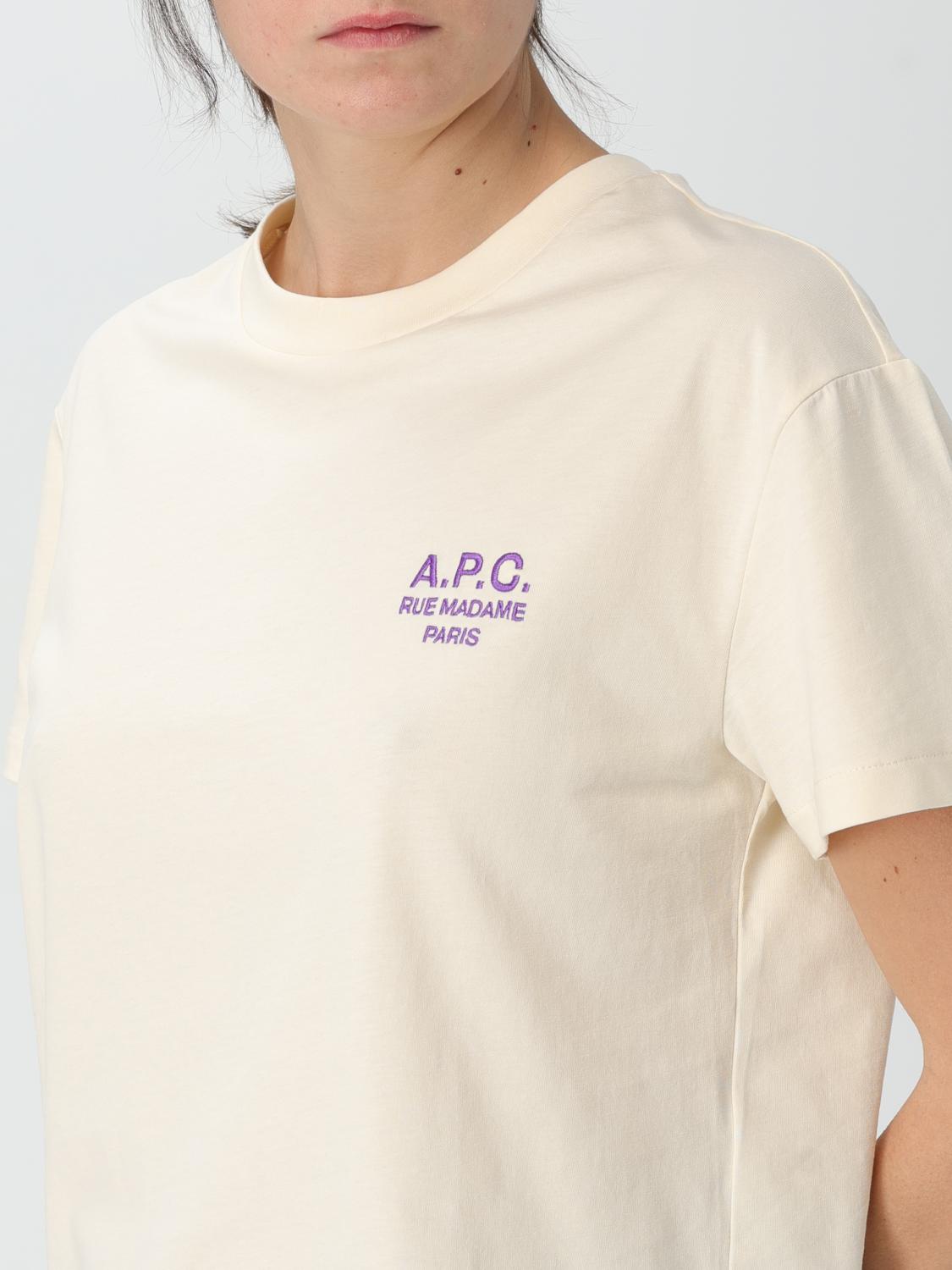 A.P.C. T-SHIRT: T-shirt femme A.P.C., Poudre - Img 3