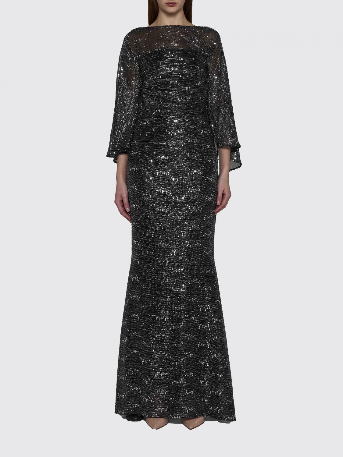 sachin and babi light blue dress Talbot Runhof Off-the-Shoulder Cape Gown — UFO No More main image 0