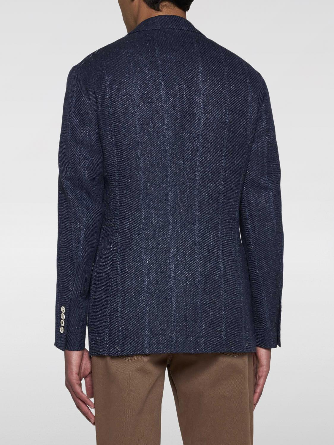 BRUNELLO CUCINELLI: Jacket men - Blue | Brunello Cucinelli