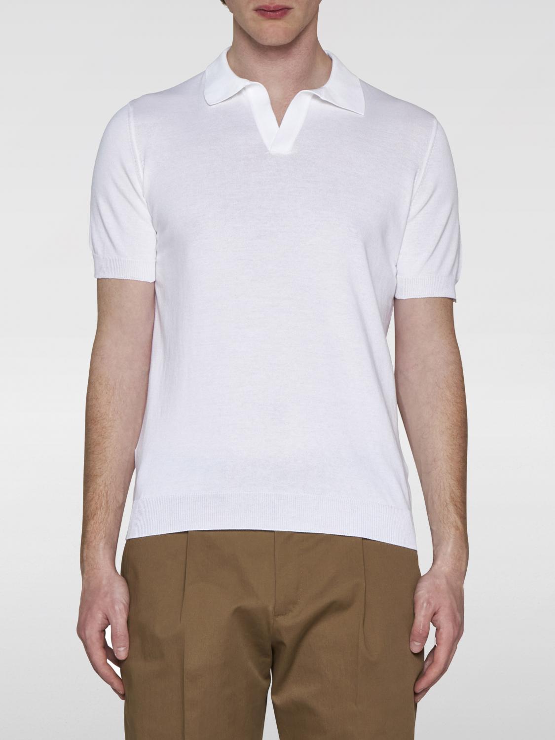 TAGLIATORE POLO: Polo Tagliatore in cotone a maglia fine , Bianco - Img 1
