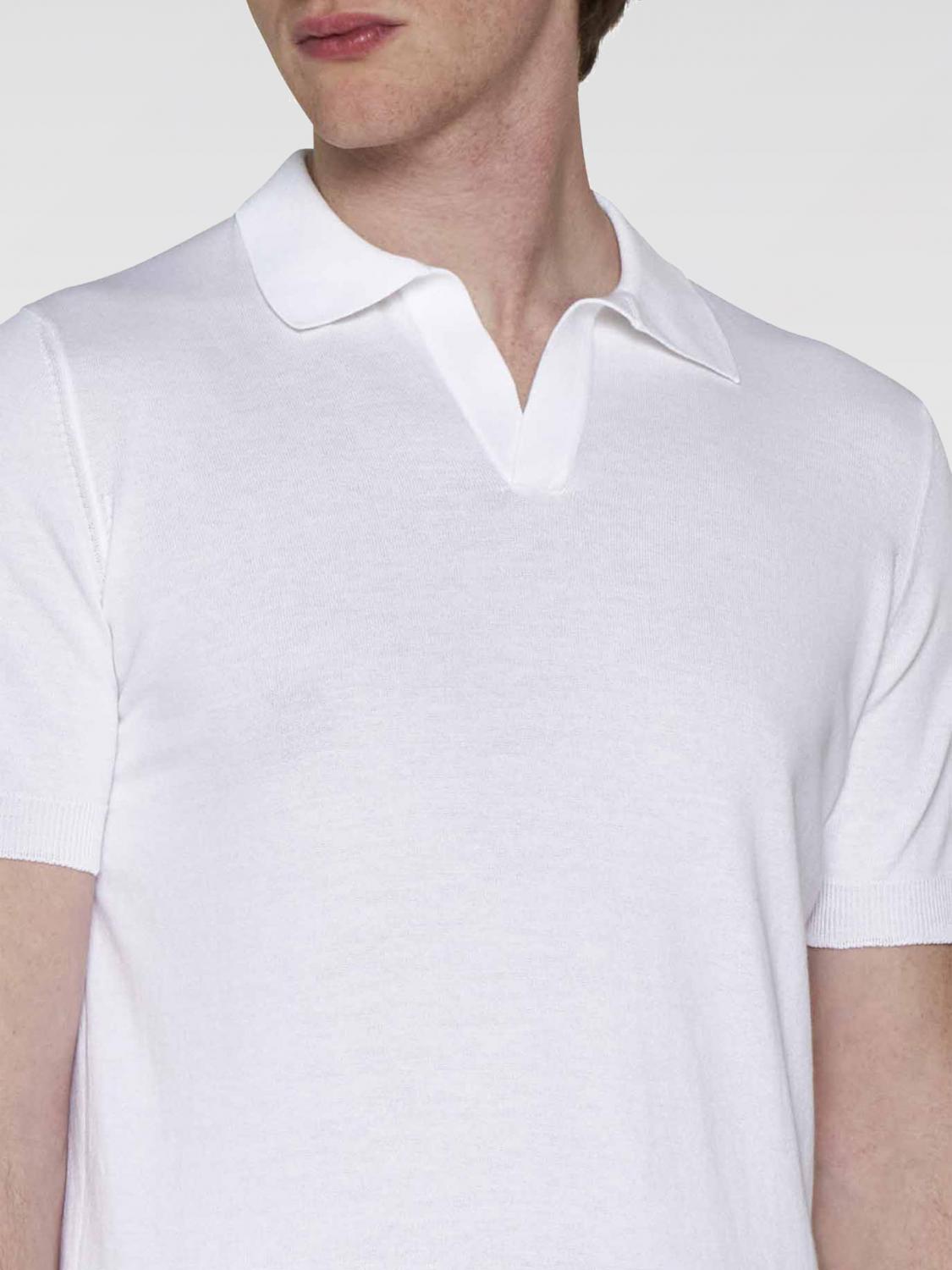 TAGLIATORE POLO: Polo Tagliatore in cotone a maglia fine , Bianco - Img 3