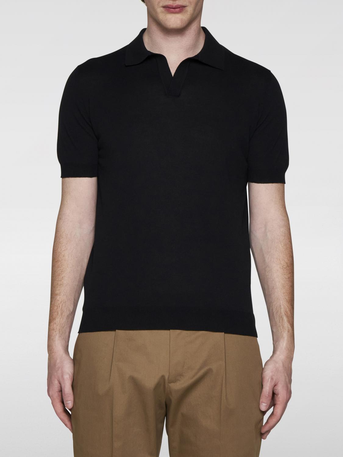 TAGLIATORE POLO: Polo herren Tagliatore, Schwarz - Img 1