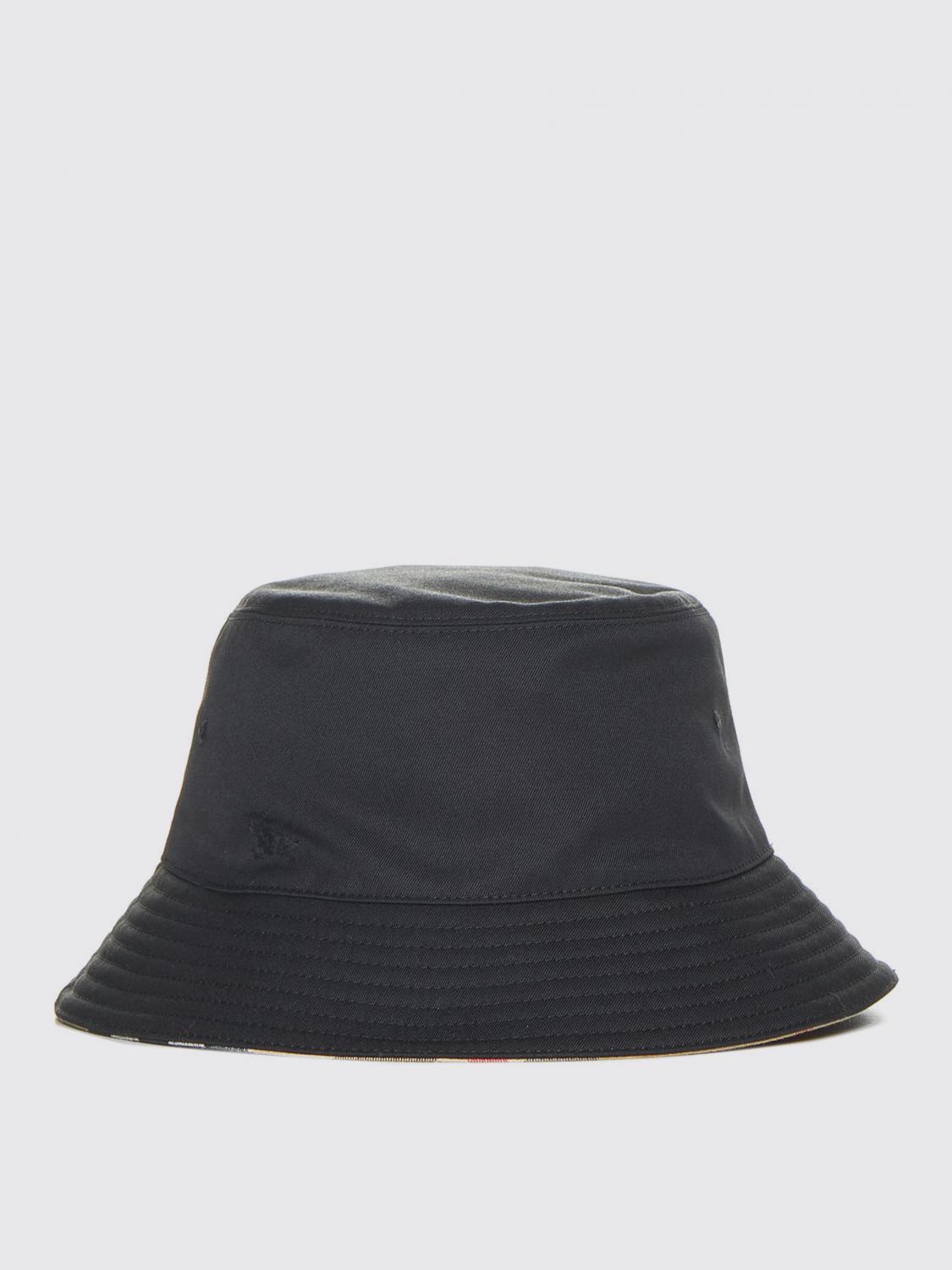 BURBERRY HAT: Hat men Burberry, Black - Img 1