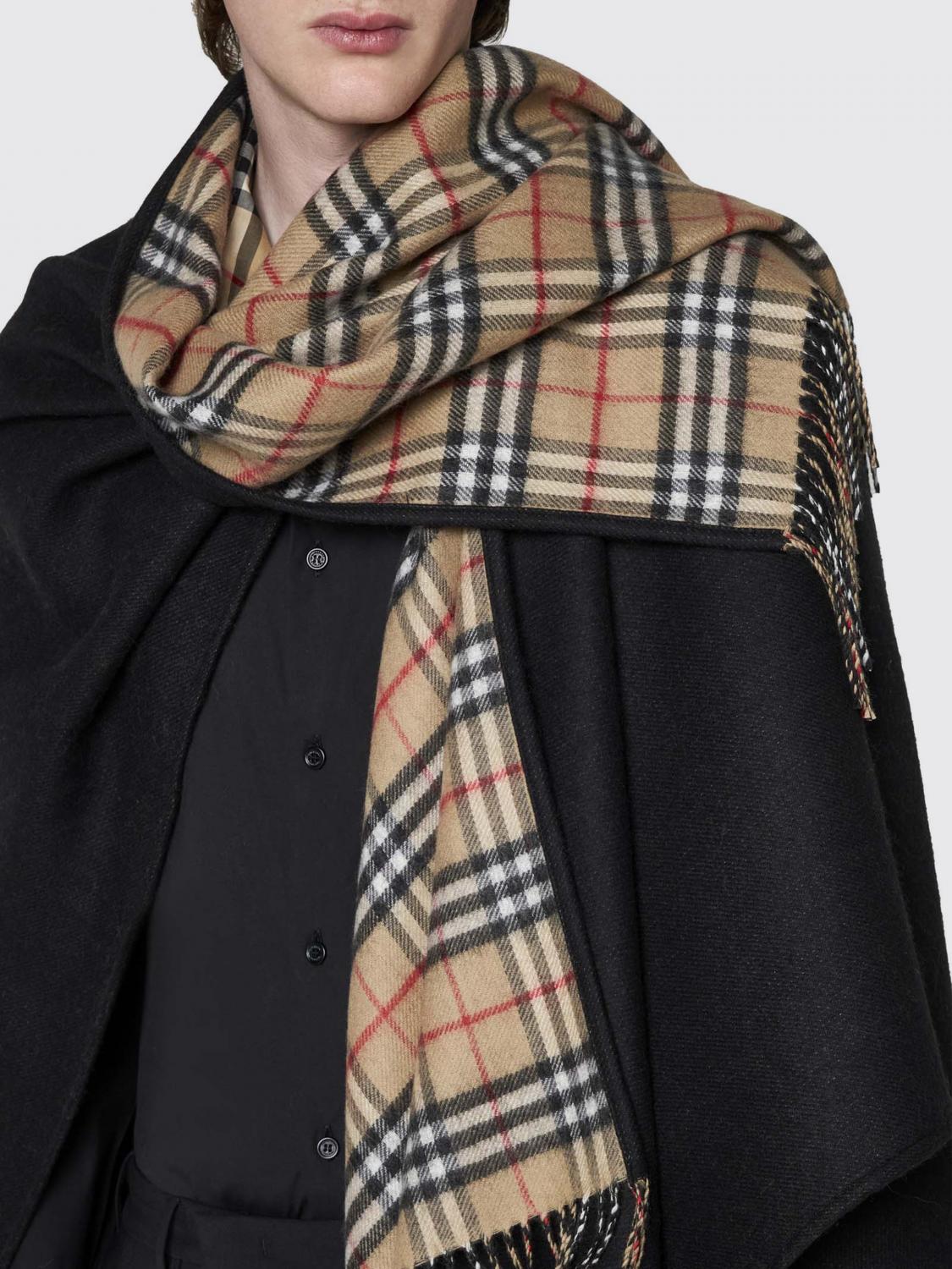 Burberry bufanda lana hombre best sale