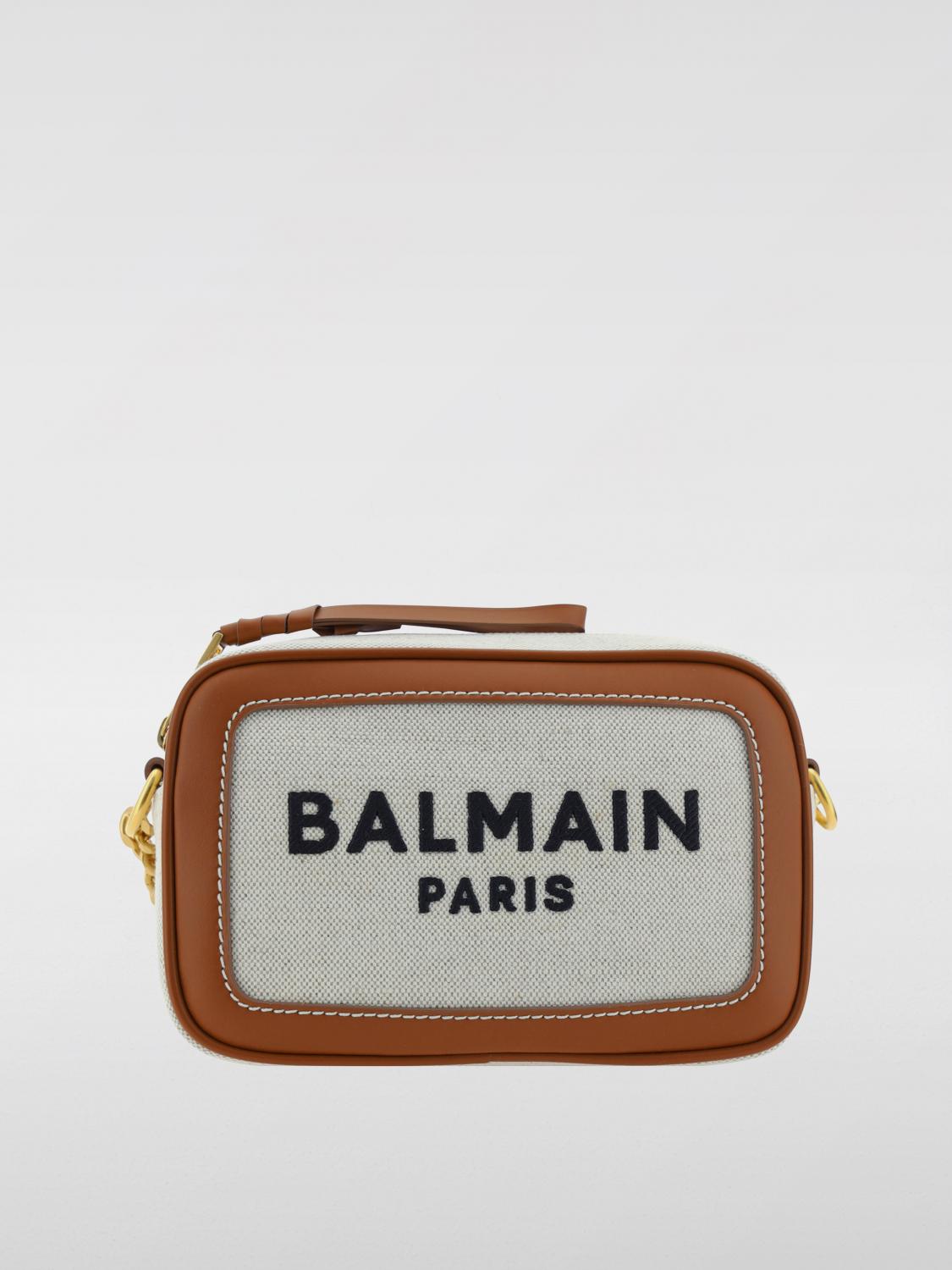 Balmain Shoulder bag woman - Brown | DN1BB720TCFE | GIGLIO.COM