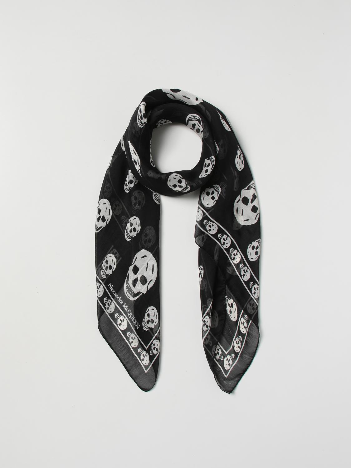 ALEXANDER MCQUEEN NECK SCARF: Scarf woman Alexander McQueen, Black - Img 2