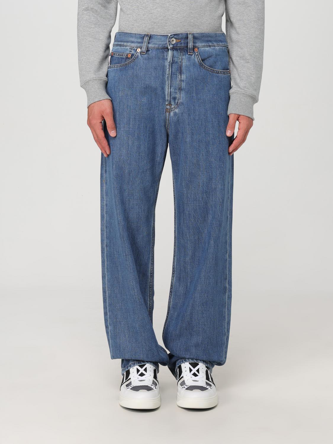 VALENTINO JEANS: Pants men Valentino, Blue - Img 1