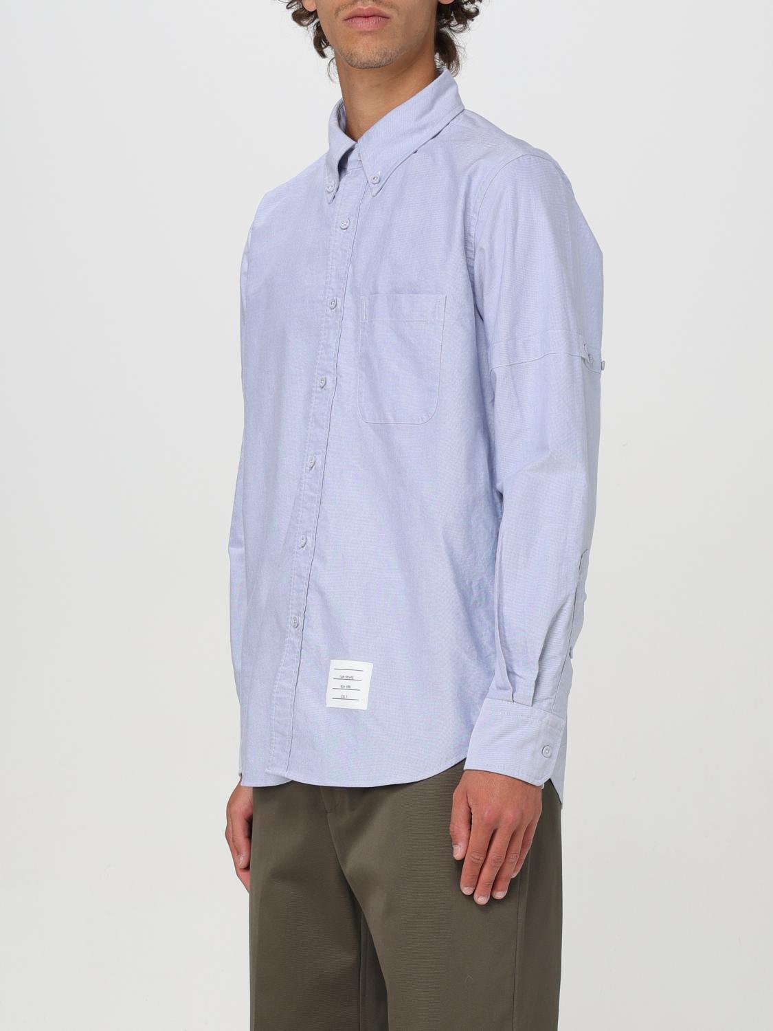 THOM BROWNE CAMISA: Camisa hombre Thom Browne, Azul Claro - Img 4