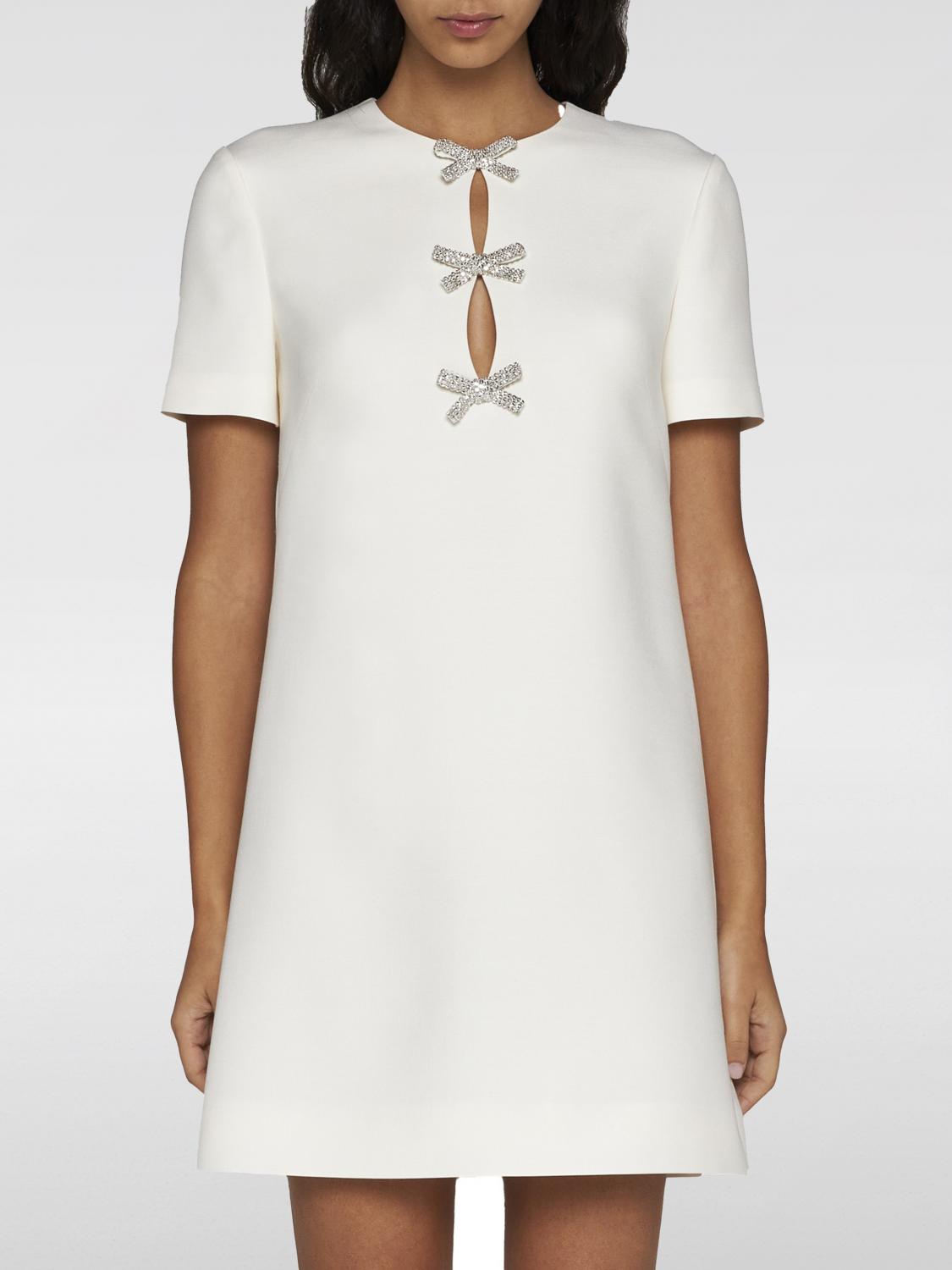 Valentino Dress woman - Ivory | 4B3VA7L61CF | GIGLIO.COM Valentino Dress woman - Ivory | 4B3VA7L61CF | GIGLIO.COM
